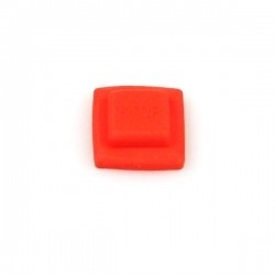 Rubber cap stop button